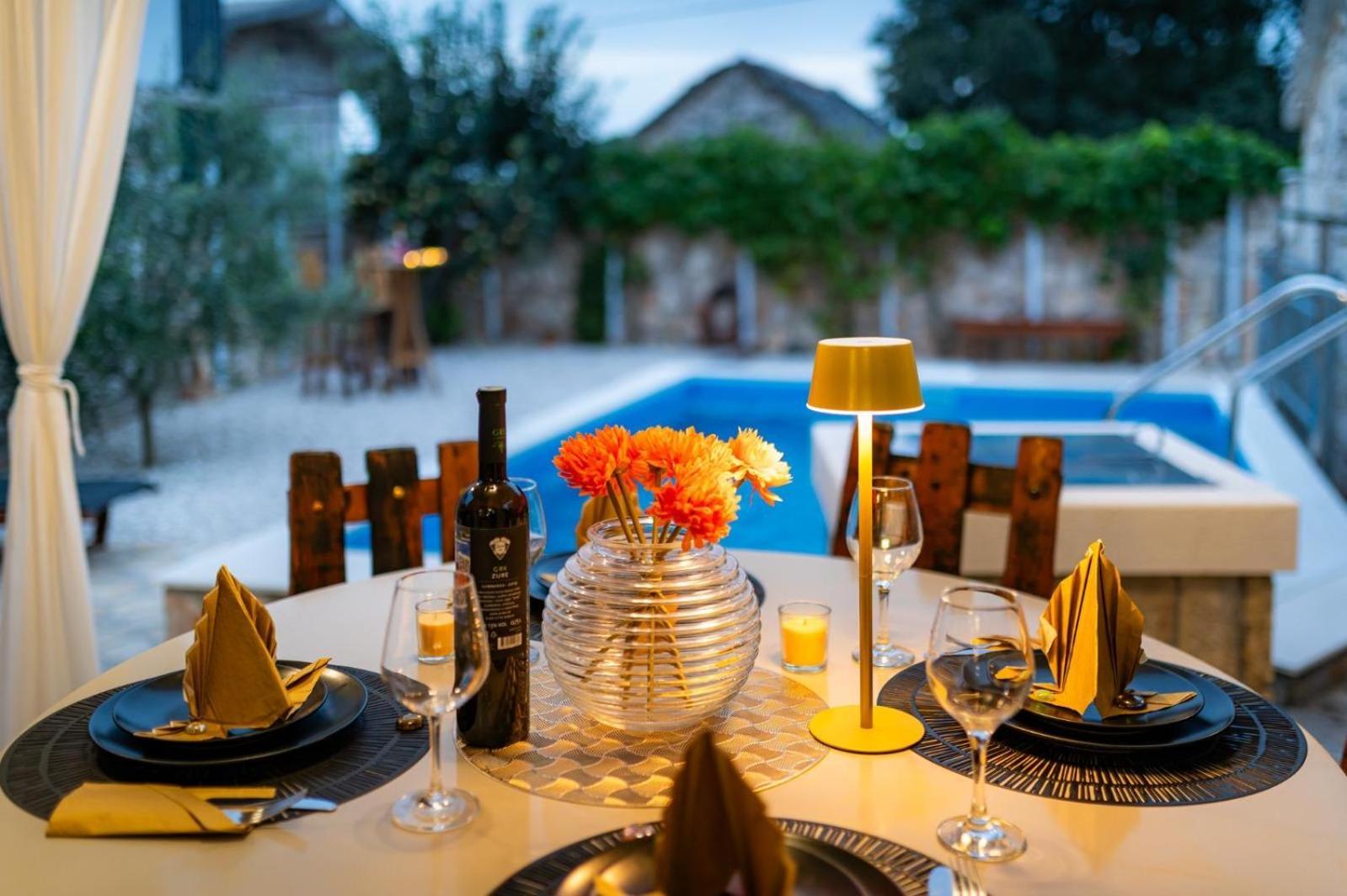 Villa Oaza Primosten With Heated Pool Bagian luar foto