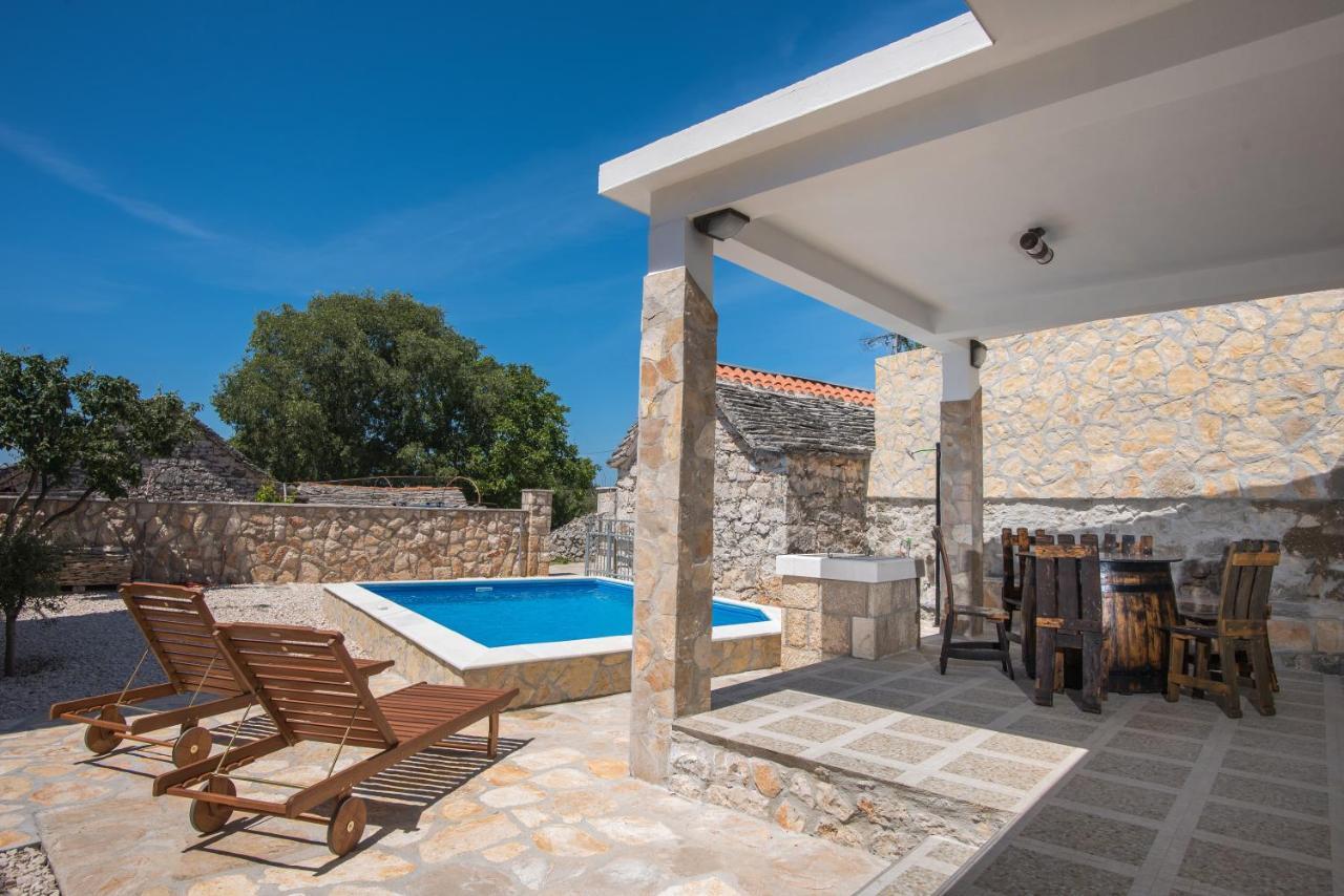 Villa Oaza Primosten With Heated Pool Bagian luar foto